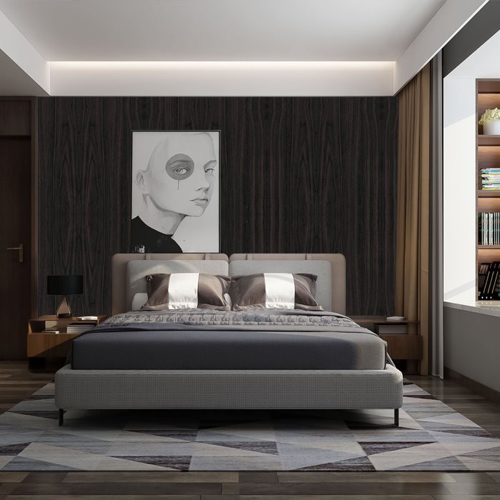 Black Wood Adhesive Film